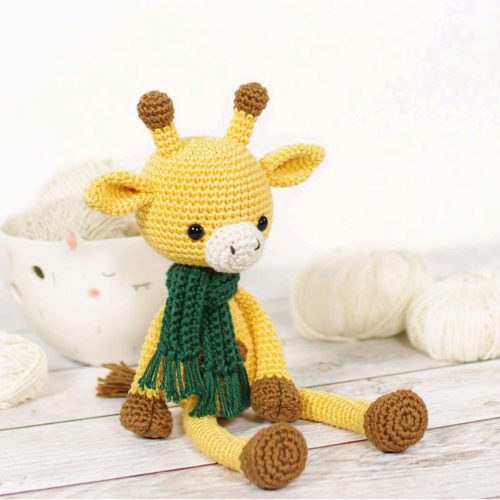 Giraffe PDF Amigurumi Crochet Pattern - HookStitch