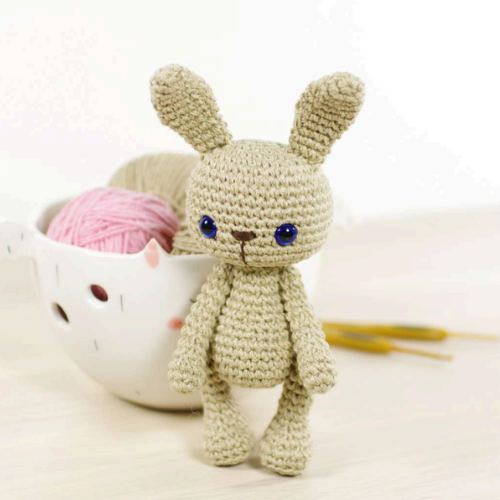 Small Bunny PDF Amigurumi Crochet Pattern - HookStitch