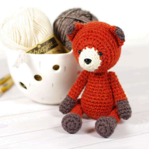 Small Fox PDF Amigurumi Crochet Pattern - HookStitch