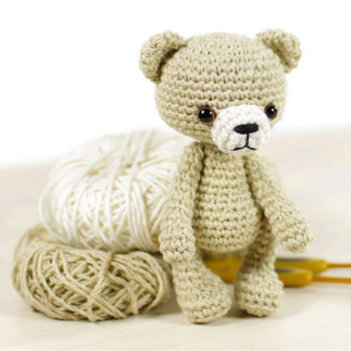 Small Teddy Bear PDF Amigurumi Crochet Pattern - HookStitch