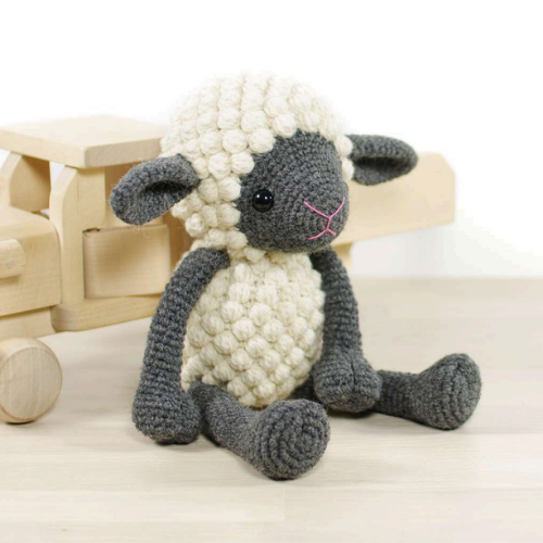 Bobble Sheep PDF Amigurumi Crochet Pattern - HookStitch