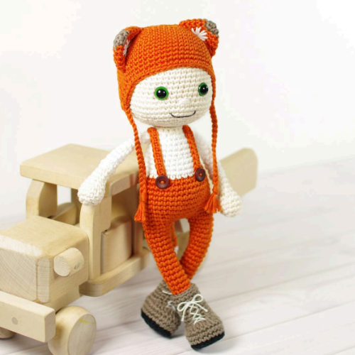 Fox Costume PDF Amigurumi Crochet Pattern - HookStitch