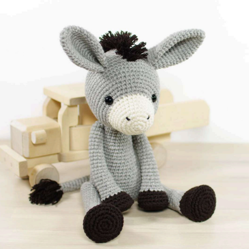 Donkey PDF Amigurumi Crochet Pattern - HookStitch