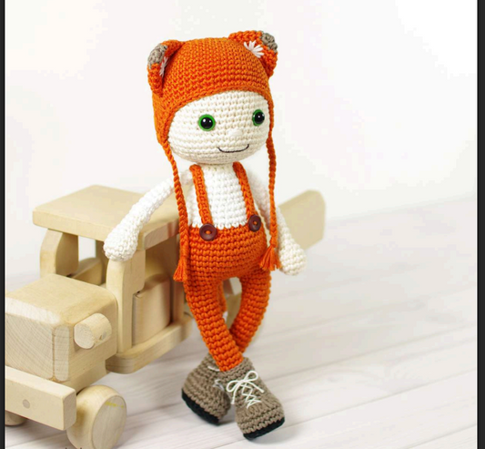 Fox Costume PDF Amigurumi Crochet Pattern - HookStitch