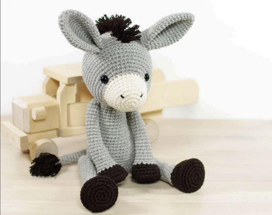 Donkey PDF Amigurumi Crochet Pattern - HookStitch