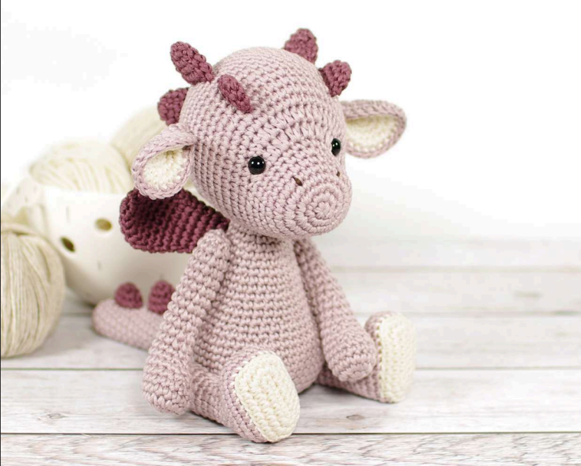 Dragon PDF Amigurumi Crochet Pattern - HookStitch