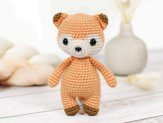 Little Fox PDF Amigurumi Crochet Pattern - HookStitch