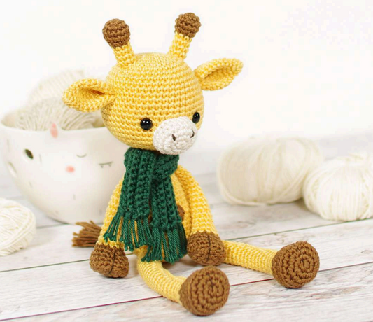 Giraffe PDF Amigurumi Crochet Pattern - HookStitch