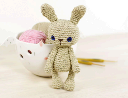 Small Bunny PDF Amigurumi Crochet Pattern - HookStitch