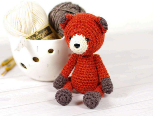 Small Fox PDF Amigurumi Crochet Pattern - HookStitch