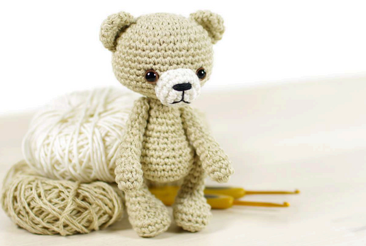 Small Teddy Bear PDF Amigurumi Crochet Pattern - HookStitch